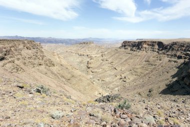 Namibya 'daki Fishriver kanyon manzarasının fotoğrafı