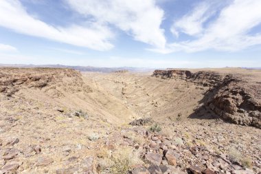 Namibya 'daki Fishriver kanyon manzarasının fotoğrafı