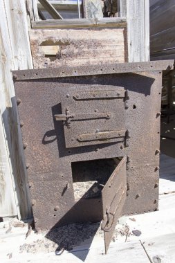 Pomona, Namibya - 15 Ağustos 2018: Pomona terk edilmiş elmas kasabası Namibya