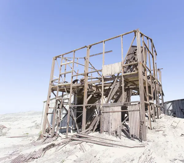 Pomona, Namibya - 15 Ağustos 2018: Pomona terk edilmiş elmas kasabası Namibya