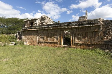 Labna, Meksika - 28 Aralık 2022: Labna 'daki harabelerin manzarası