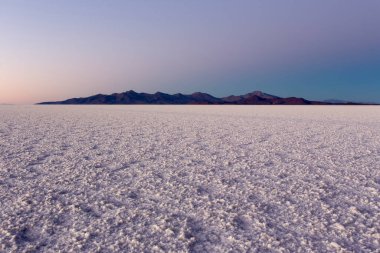 Bolivya 'daki Uyuni halkının manzara görüntüsü