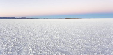 Bolivya 'daki Uyuni halkının manzara görüntüsü