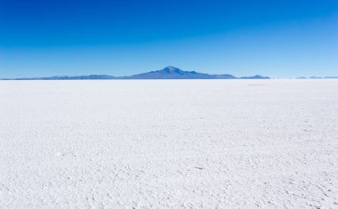 Bolivya 'daki Uyuni halkının manzara görüntüsü