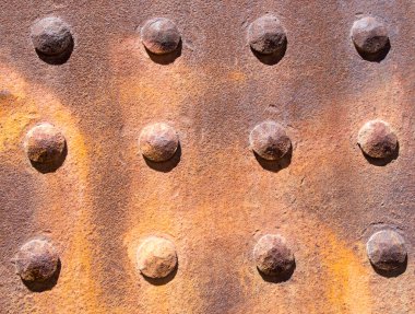 Eski tren paslanmış demir desenli fotoğraf