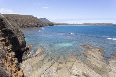 Yeni Kaledonya 'nın güzel tropikal kıyıları