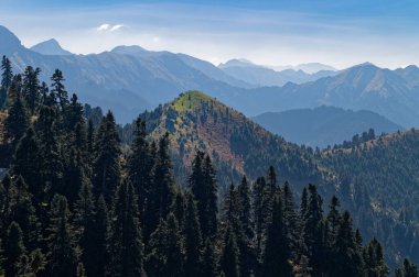 Panoramic landscape of the Agrafa Mountains in Central Greece clipart