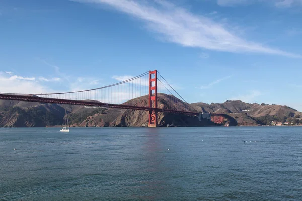 Golden Gate Köprüsü Nün Ünlü Manzarası San Francisco California Abd — Stok fotoğraf