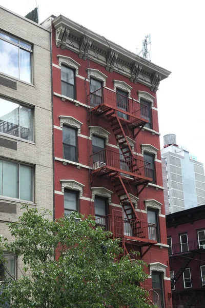 New York June 2018 Big Apartment Buliding New York Road — Stock Photo, Image