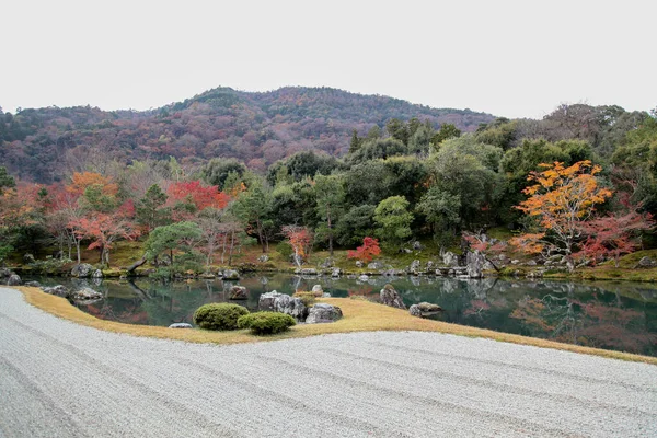 日本の京都 天龍寺の庭園 — ストック写真