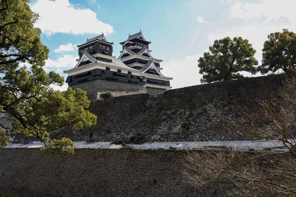 Famous Landscape Kumamoto Castle Northern Kyushu Japan — Stok fotoğraf