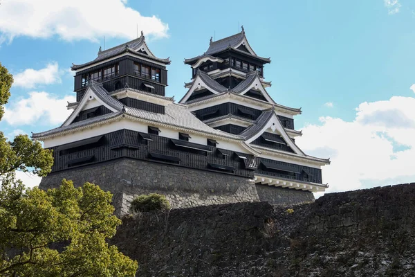 Famous Landscape Kumamoto Castle Northern Kyushu Japan 图库图片