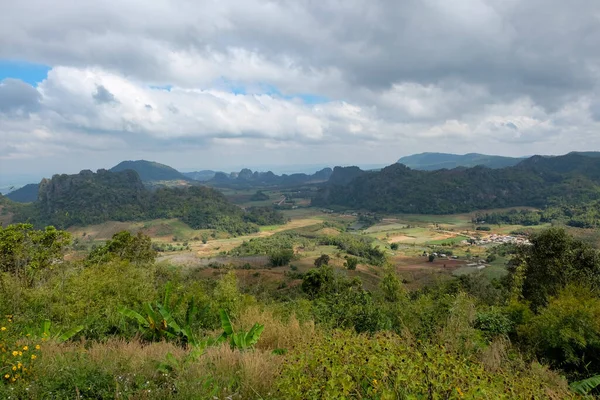 Dağın Manzarası Tayland Daki Doğa Parkı — Stok fotoğraf