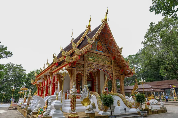 Chiang Rai Tailandia Julio 2020 Chuch Principal Wat Phra Que —  Fotos de Stock