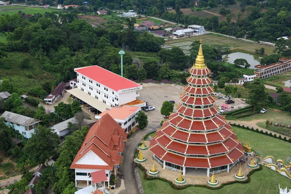 Chiang Rai Tailandia Julio 2020 Wat Huay Pla Kang Templo — Foto de Stock