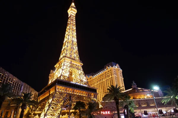 Las Vegas Usa December 2018 Beautiful Night Ccity Scape Casino — 图库照片