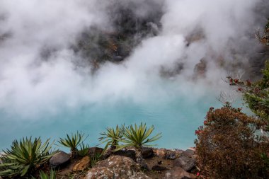 Umi Jigoku mavi su kaplıcası. Sekiz kaplıcadan biri Japonya 'nın Beppu, Oita kentindeki turnuva alanında dönüm noktasıdır..