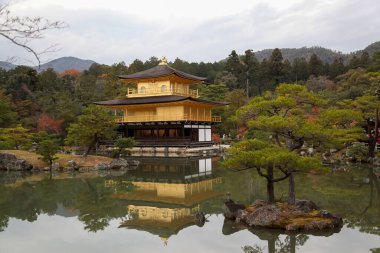 The landmark of Kinkaku-ji Temple, Kyoto, Japan.