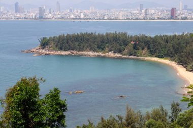 Vietnam 'da Danang' da deniz manzarası 