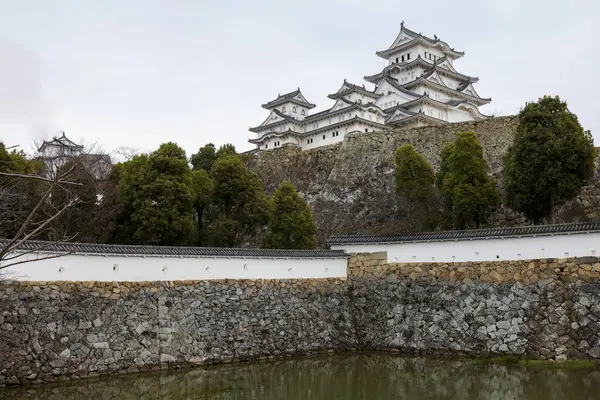 stock image the himeji white castle is famous and beautiful in japan