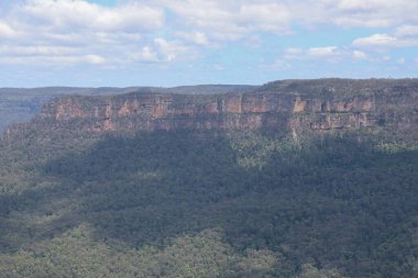 Avustralya 'daki Blue Mountain' daki milli parkın manzarası