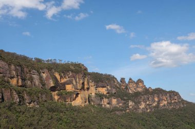Avustralya 'daki Blue Mountain' daki milli parkın manzarası