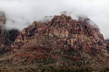 View of landscape red rock canyon national park at nevada,USA.