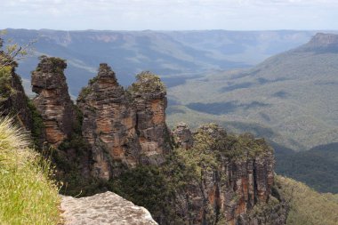 Avustralya 'daki Blue Mountain' daki milli parkın manzarası