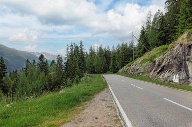 İsviçre Alpleri 'nin güzel dağ manzarası