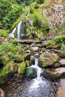 Triberg Almanya 'sında güzel bir şelale