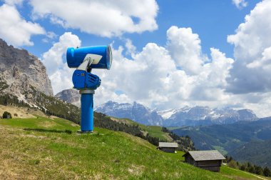 Güzel Passo Gardena İtalyan Dolomitlerinde