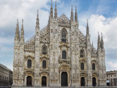 Milan İtalya 'daki Gotik Katedral