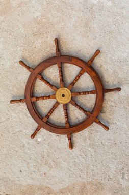 Geminin direksiyonuna yakın plan bir arka planda