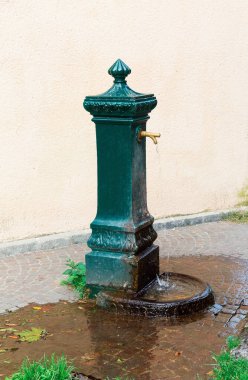 Güzel, antika, sokak suyu musluğu