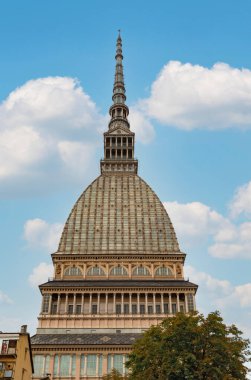 Torino 'daki Köstebek Antonelliana kulesi.