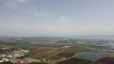 İHA HaGilboa Reserve Israel 'den hava fotoğrafçılığı