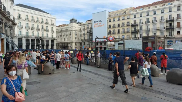 Madrid España Junio 2022 Escenas Callejeras Típicas Madrid Con Gente —  Fotos de Stock