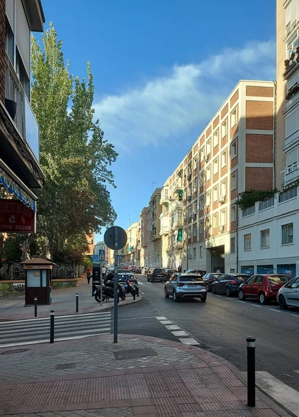 Madrid Spanien Juni 2022 Barrio Concepcion Madrid Wohnhäuser Und Das — Stockfoto