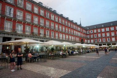         Madrid, İspanya - 1 Haziran 2022: Madrid Plaza Belediye Başkanı, İspanya                       
