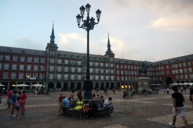         Madrid, İspanya - 1 Haziran 2022: Madrid Plaza Belediye Başkanı, İspanya                       