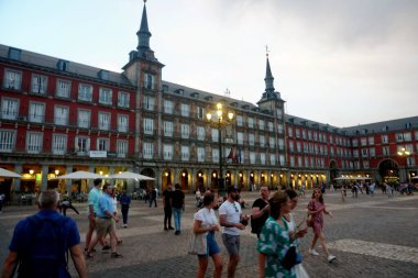         Madrid, İspanya - 1 Haziran 2022: Madrid Plaza Belediye Başkanı, İspanya                       