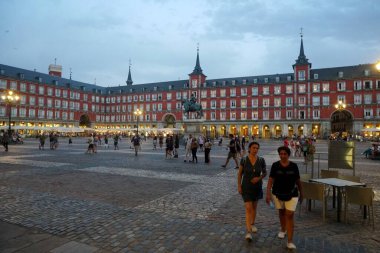         Madrid, İspanya - 1 Haziran 2022: Madrid Plaza Belediye Başkanı, İspanya                       