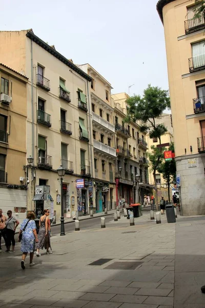 西班牙马德里 2022年6月15日 马德里街景 马德里市民 城市景观 — 图库照片