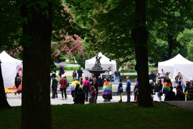 Riga, Letonya - Haziran 03, 2023: Riga Pride 2023 Mart 