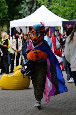 Riga, Letonya - Haziran 03, 2023: Riga Pride 2023 Mart 