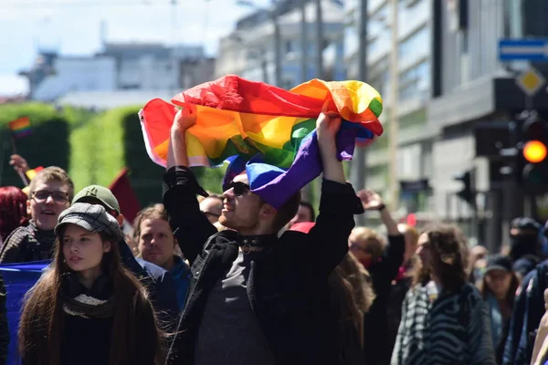 stock image Riga, Latvia - June 03, 2023: Riga Pride 2023 March 