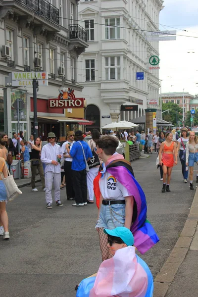 Vienna Austria June 2023 Vienna Pride Parade Pride 2023 Parade — Stock Photo, Image