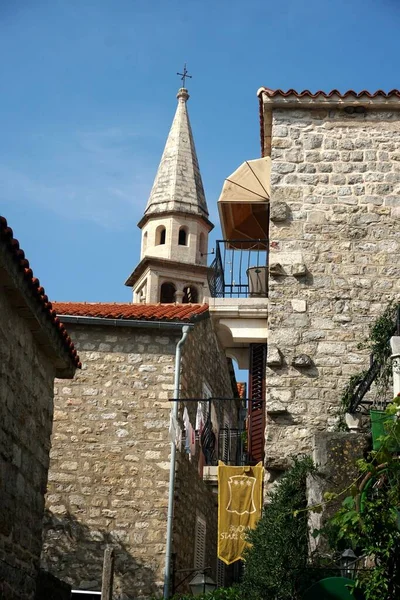 Budva Montenegro Juni 2023 Oude Stad Budva Montenegro Uitzicht Smalle — Stockfoto