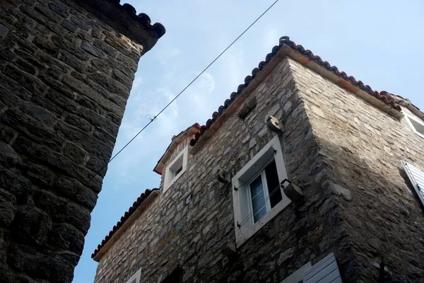 Будва Чорногорія Червня 2023 Старі Вулиці Будви Будинки Погляди Старе — стокове фото