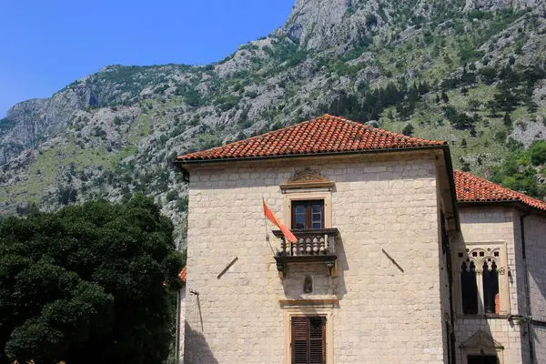 Kotor Černá Hora Června 2023 Turisté Starém Městě Kotor Výhled — Stock fotografie